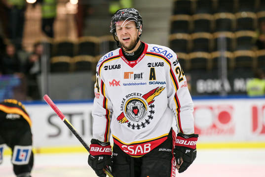 Luleås Johan Harju deppar