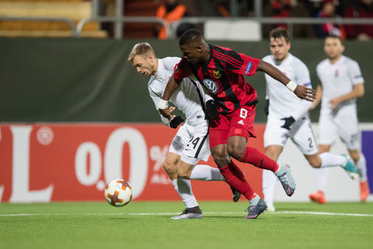 Östersunds Alhaji Gero mot Zorja Luhansks Dmytro