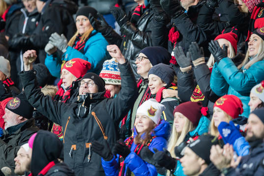 Östersunds publiken jublar