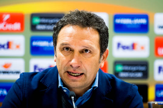Eusebio Sacristan, head coach of Real Sociedad
