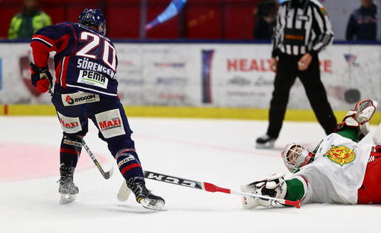 Linköpings Nick Sörensen missar straffslag mot Moras