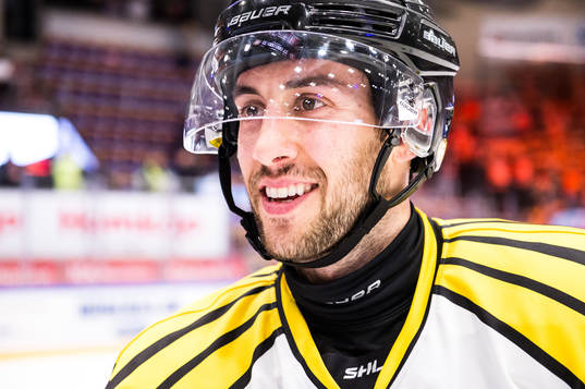 Brynäs Aaron Palushaj jublar