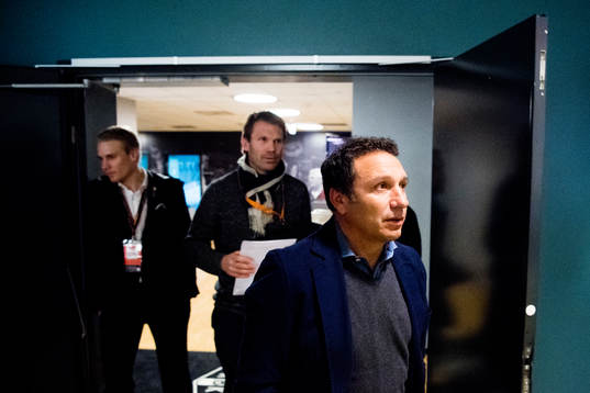 Eusebio Sacristan, head coach of Real Sociedad, arrives at