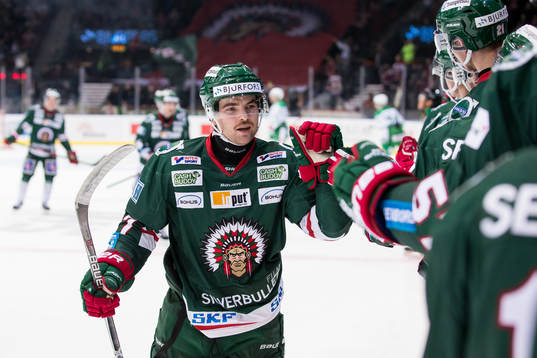 Frölundas Ponthus Westerholm jublar