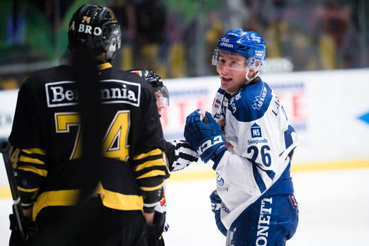 s Joakim Thelin och Leksands Patrik Norén