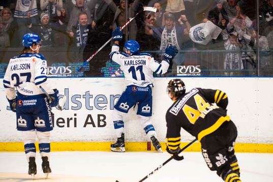 Leksands Martin Karlsson jublar
