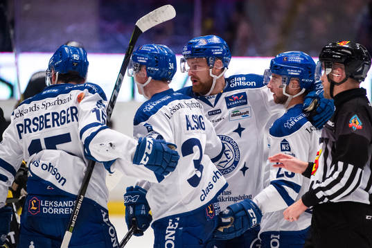 Leksands Mattias Ritola jublar