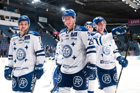Leksands Emil Bemström , David Åslin och Tobias Forsberg