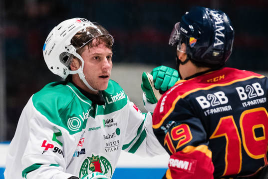Rögles Ben Touds i bråk med Djurgårdens Rene Bourque