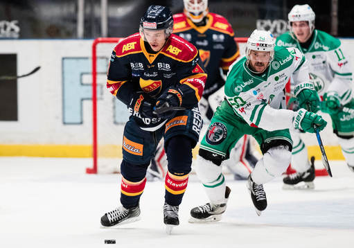 Djurgårdens Marcus Högström och Rögles Juhamatti