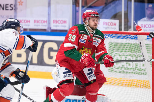 Växjös Noah Welch och Moras Jacob Nilsson  i