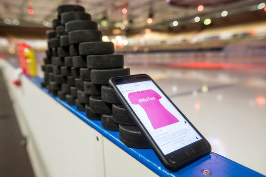 Me too i ishockeymatchen i SHL mellan Mora och Växjö