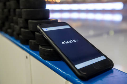 Me too i ishockeymatchen i SHL mellan Mora och Växjö