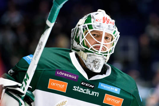 Färjestads målvakt Lars Haugen