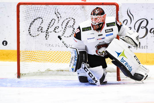 Malmö Redhawks målvakt Oscar Alsenfelt