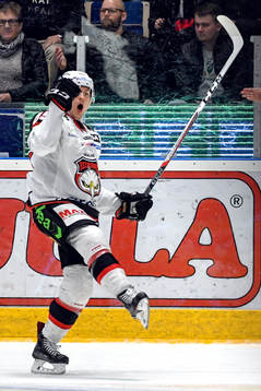Malmö Redhawks Rhett Rakhshani jublar
