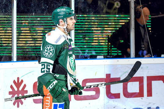 Färjestads Martin Johansson jublar