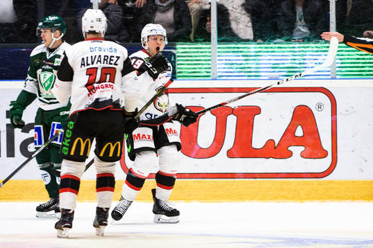 Malmö Redhawks Rhett Rakhshani jublar