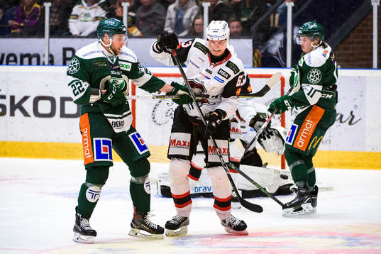 Färjestads Per Åslund, Malmö Redhawks Fredrik Händemark