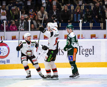 Malmö Redhawks Christoffer Forsberg och Fredrik Händemark