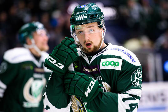Färjestads Rasmus Asplund deppar