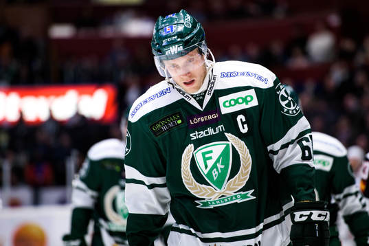 Färjestads Johan Ryno deppar