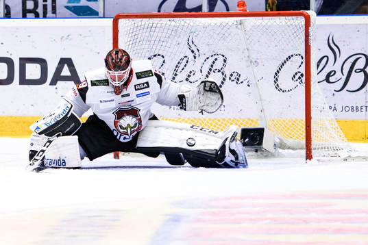 Malmö Redhawks målvakt Oscar Alsenfelt