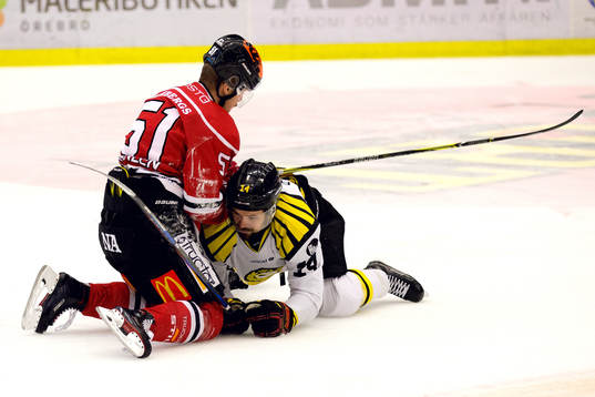 Örebros Gustav Franzén och Brynäs Johan Alcén