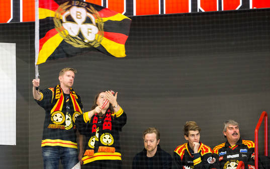 Brynäs fansen jublar