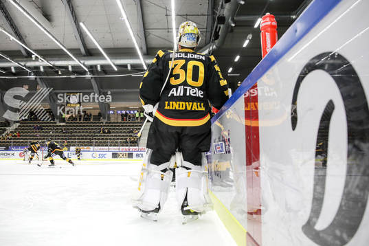 Skellefteås målvakt Gustaf Lindvall