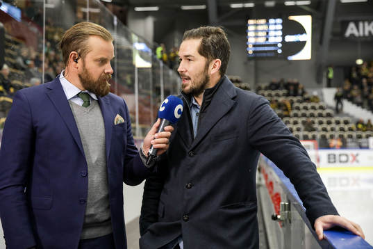 Cmores expert Sanny Lindström intervjuar Skellefteås