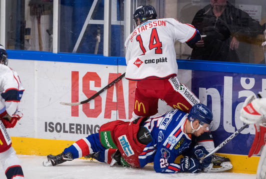 Oskarshamns Lucas Elvenes och Västerviks Erik Gustafsson