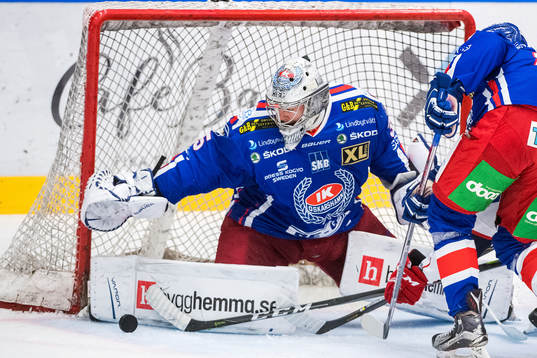Oskarshamns målvakt Ludvig Engsund