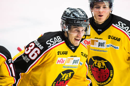 Luleås Emil Larsson jublar