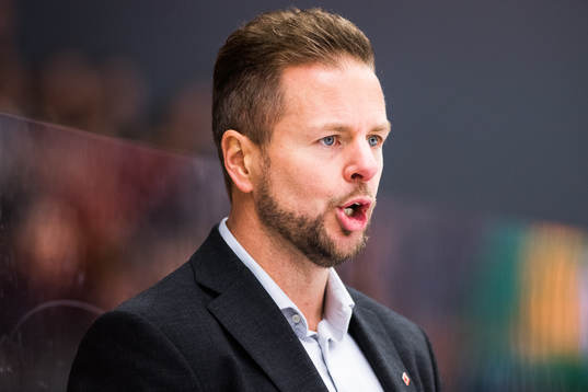 Karlskronas assisterande tränare Mikael Aaro