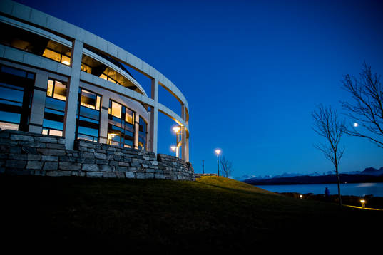 General exterior view of Aker stadion