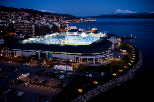 General exterior view of Aker stadion