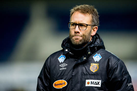 Trond Fredriksen, head coach of Aalesund, looks dejected