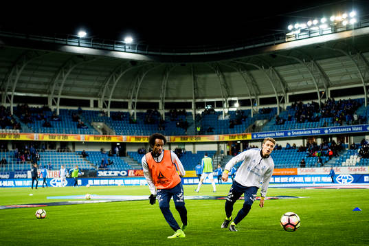 Amin Soleiman Askar and Kristoffer Zachariassen of Sarpsborg