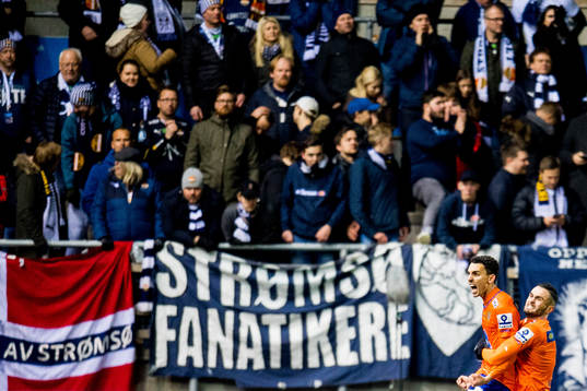 Mustafa «Mos» Abdellaoue of Aalesund celebrates with