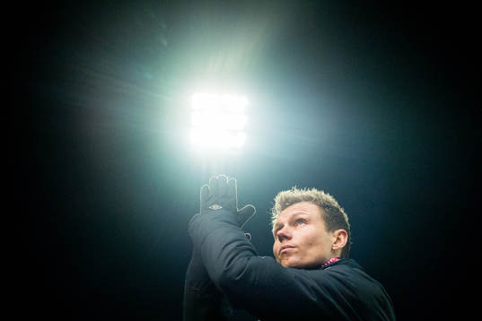 Bjørn Helge Riise of Aalesund looks dejected being