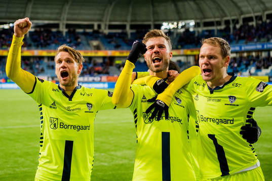 Ole Jørgen Halvorsen, Patrick Mortensen and Matti Lund