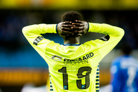 Krepin Diatta of Sarpsborg reacts