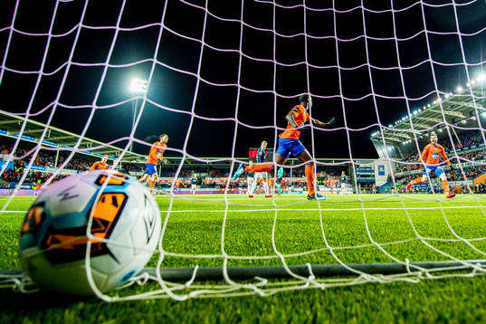 Edwin Gyasi of Aalesund celebrates scoring 2-1