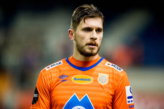 Thanasis Papazoglou of Aalesund looks dejected being