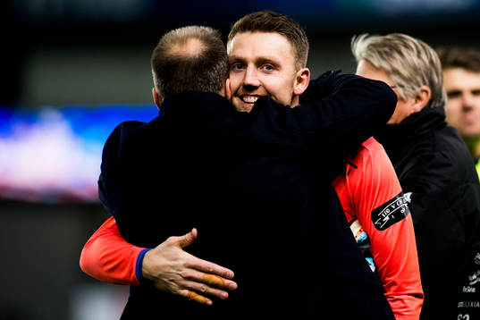 Geir Bakke, head coach of Sarpsborg 08, and goalkeeper