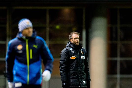 Tor Ole Skullerud, head coach of Strømsgodset, and Trond
