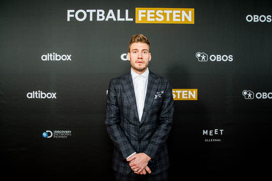 Nicklas Bendtner of Rosenborg poses for a portrait