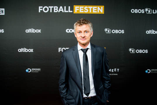 Ole Gunnar Solskjær, head coach of Molde, poses for a
