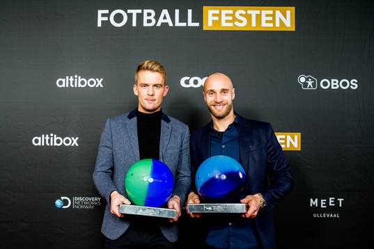 Kristian Fardal Opseth of Bodø/Glimt and Tore Reginiussen